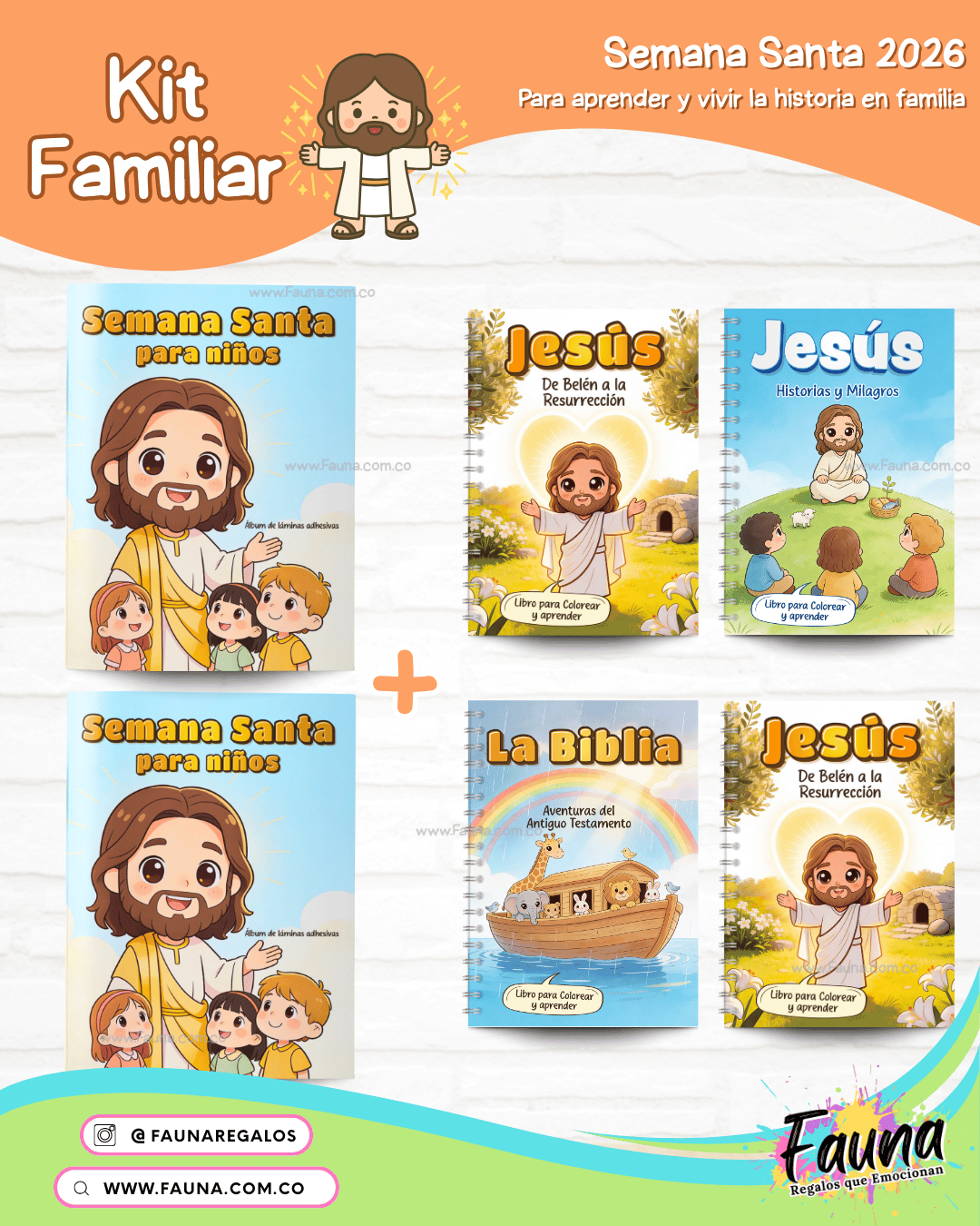 Álbum de Láminas de la Semana Santa 2026 – Para Niños (Incluye todas las láminas)