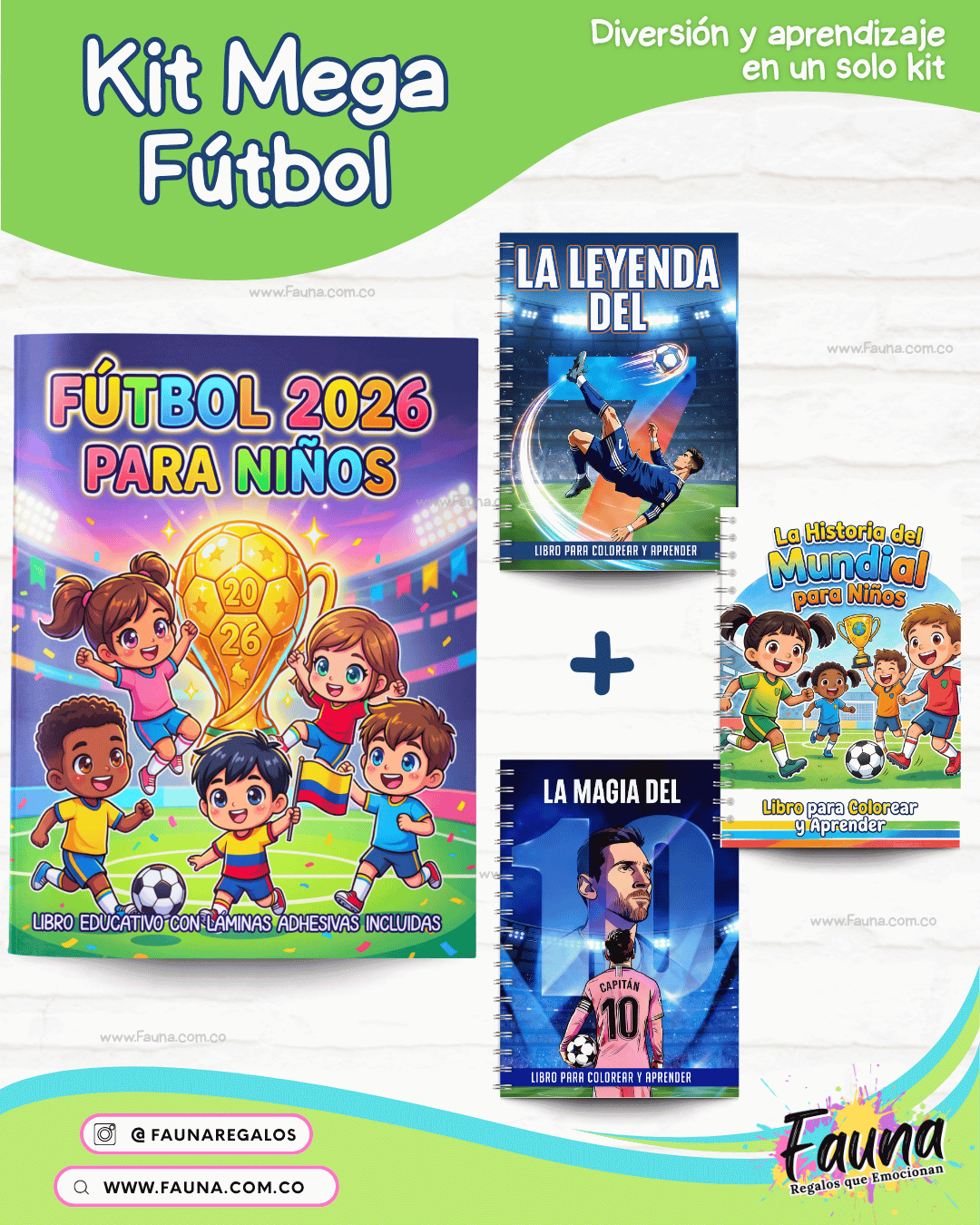Álbum de Láminas de Fútbol 2026 para Niños (Incluye todas las láminas)