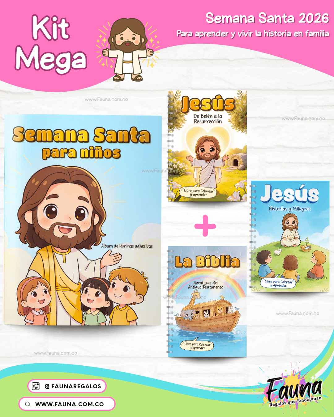 Álbum de Láminas de la Semana Santa 2026 – Para Niños (Incluye todas las láminas)