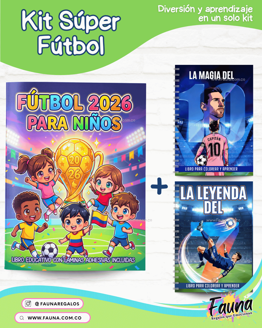 Álbum de Láminas de Fútbol 2026 para Niños (Incluye todas las láminas)