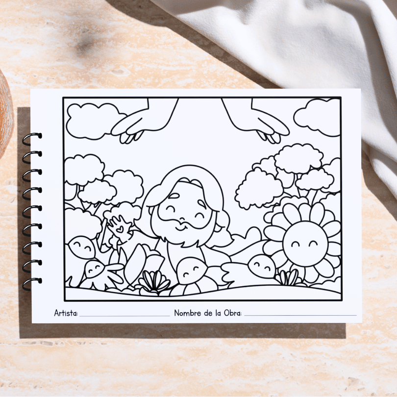 ✨ Álbum de Láminas de la Semana Santa – Diseñado para Niños - con láminas incluidas