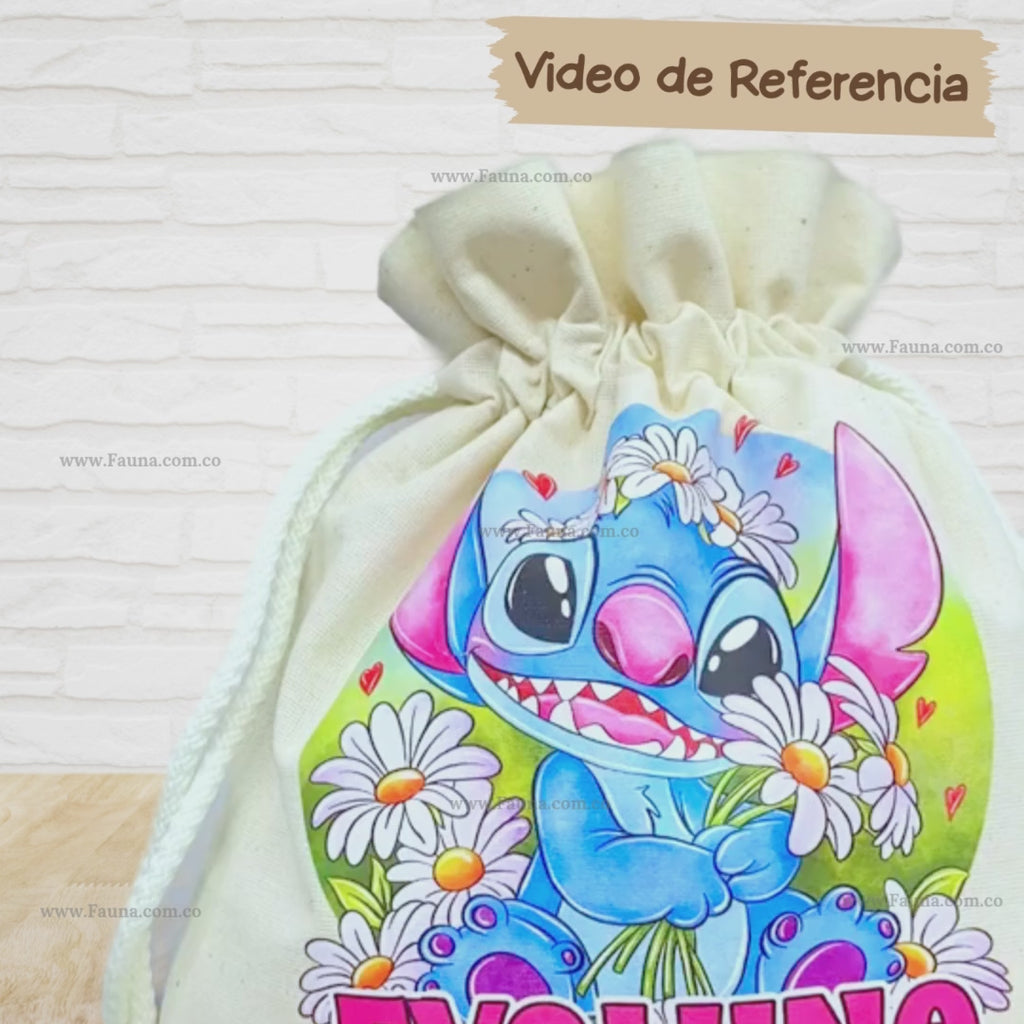 Abejita - Tula personalizada para niña – multiusos con nombre