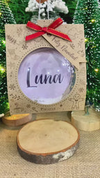 Bolitas Navideñas Premium personalizadas con Nombres